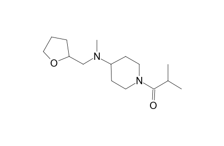 N-Methyl-N-(tetrahydro-2-furanylmethyl)-4-piperidinamine, N'-(2-methylpropionyl)-