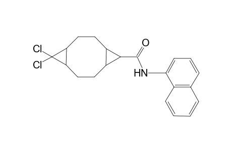 Tricyclo[7.1.0.0(4.6)]decane-5-carboxamide, 10,10-dichloro-N-(1-naphthyl)-