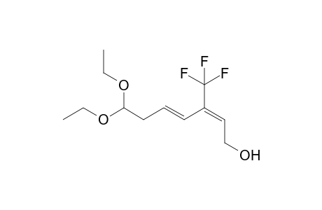 (2E,4E)-7,7-diethoxy-3-(trifluoromethyl)-1-hepta-2,4-dienol