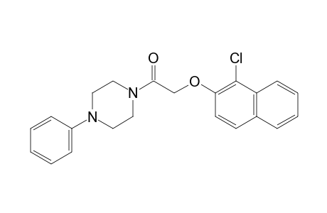 1-{[(1-chloro-2-naphthyl)oxy]acetyl}-4-phenylpiperazine