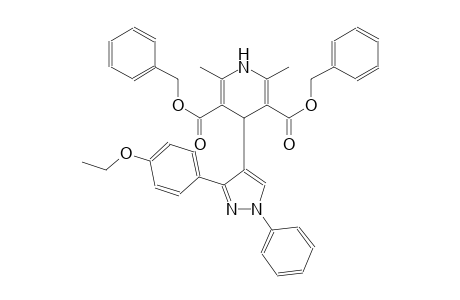 3,5-pyridinedicarboxylic acid, 4-[3-(4-ethoxyphenyl)-1-phenyl-1H-pyrazol-4-yl]-1,4-dihydro-2,6-dimethyl-, bis(phenylmethyl) ester