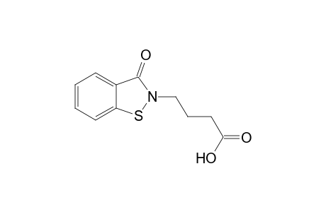 4-(3-keto-1,2-benzothiazol-2-yl)butyric acid