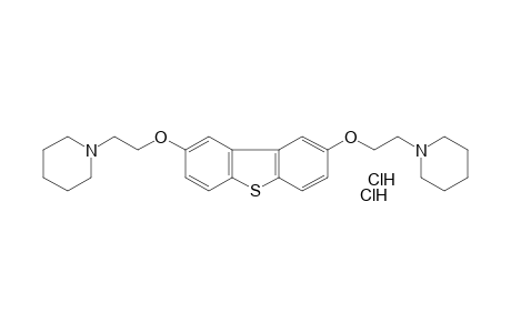 2,8-bis(2-piperidinoethoxy)dibenzothiophene, dihydrochloride