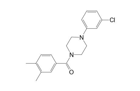 1-(3-Chlorophenyl)-4-(3,4-dimethylbenzoyl)piperazine