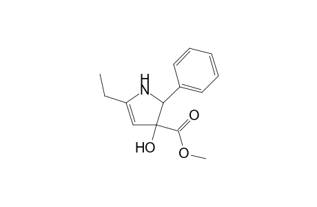 Methyl 2-phenyl-5-ethyl-3-hydroxypyrrolin-3-carboxylate