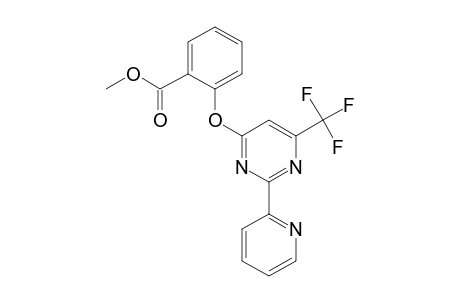 o-{[2-(2-PYRIDYL)-6-(TRIFLUOROMETHYL)-4-PYRIMIDINYL]OXY}BENZOIC ACID, METHYL ESTER