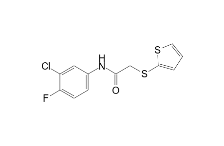 3'-chloro-4'-fluoro-2-[(2-thienyl)thio]acetanilide