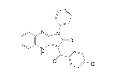 3-(4-Chlorobenzoyl)-1-phenyl-4H-pyrrolo[3,2-b]quinoxalin-2-one