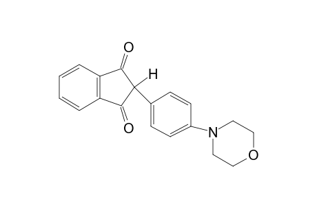 2-(4-Morpholin-4-ylphenyl)indene-1,3-dione