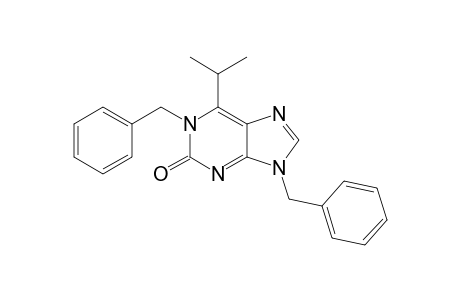 1,9-bis(phenylmethyl)-6-propan-2-yl-2-purinone