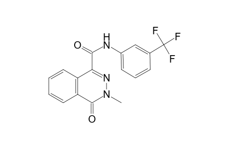 3-methyl-4-oxo-N-[3-(trifluoromethyl)phenyl]-3,4-dihydro-1-phthalazinecarboxamide