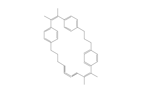 10,11,27,28-Tetramethyl[3.2.3.2]paracyclophane-10,27-diene