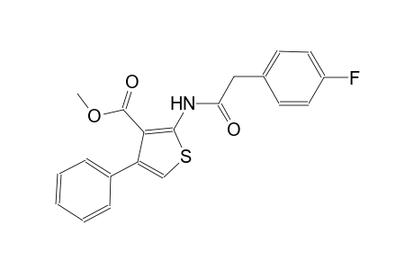 methyl 2-{[(4-fluorophenyl)acetyl]amino}-4-phenyl-3-thiophenecarboxylate