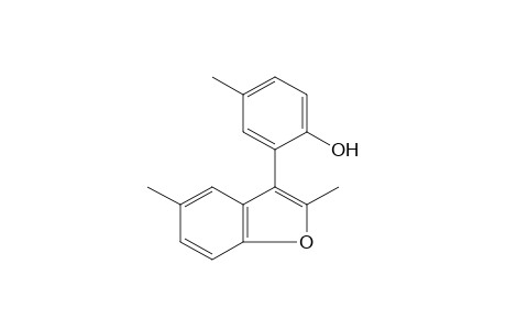 2-(2,5-dimethylbenzofuran-3-yl)-p-cresol