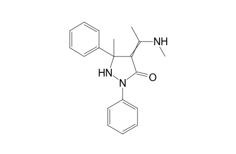 5-methyl-4-[1-(methylamino)ethylidene]-2,5-diphenyl-pyrazolidin-3-one(Autogenerated)