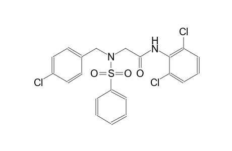 2-[(4-chlorobenzyl)(phenylsulfonyl)amino]-N-(2,6-dichlorophenyl)acetamide