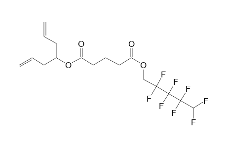 Glutaric acid, hepta-1,6-dien-4-yl 2,2,3,3,4,4,5,5-octafluoropentyl ester