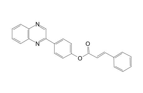 2-propenoic acid, 3-phenyl-, 4-(2-quinoxalinyl)phenyl ester, (2E)-