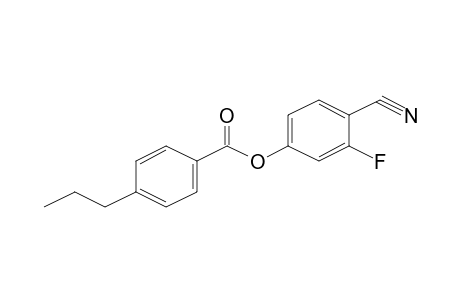 4-Cyano-3-fluorophenyl 4-propylbenzoate