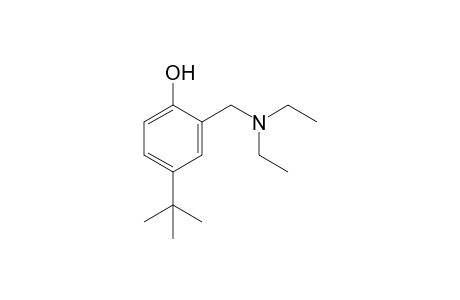 4-Tert-butyl-alpha-(diethylamino)-o-cresol