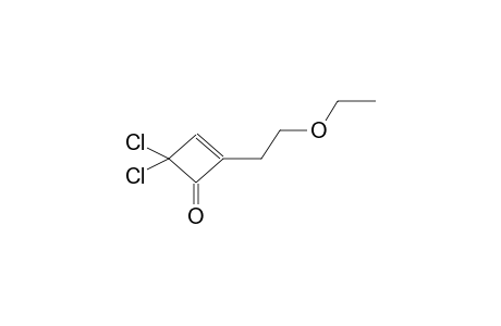 4,4-dichloro-2-(2-ethoxyethyl)cyclobut-2-en-1-one