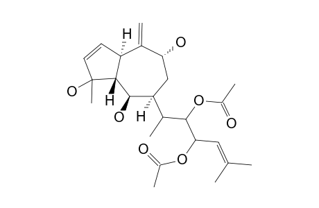 ((1R*,3R*,5S*,6R*,7S*,9Z*)-5-(2',3'-diacetoxy-1',5'-dimethyl-4'-en-1'-yl)-2,8-dimethylenebicyclo[5.3.0]decan-3,6,8-triol