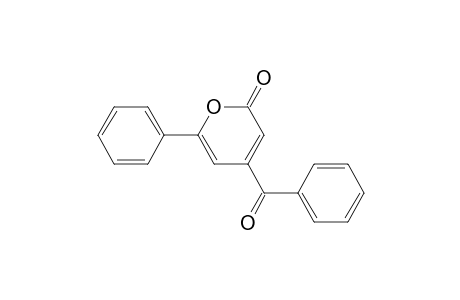 2H-Pyran-2-one, 4-benzoyl-6-phenyl-