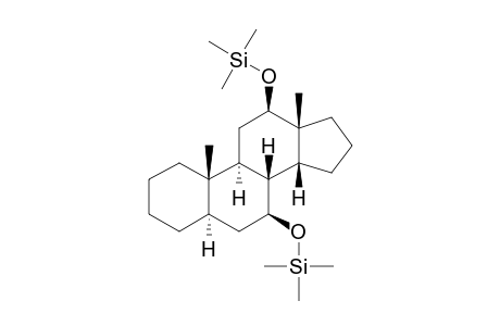 5.ALPHA.,14.BETA.-ANDROSTANE-7.BETA.,12.BETA.-DIOL-DI-TRIMETHYLSILYL ETHER