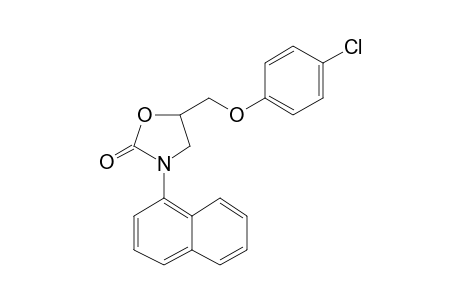 5-(p-Chlorophenoxymethyl)-3-(1-naphthyl)-2-oxazolidone