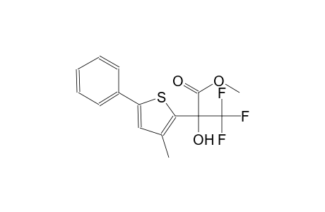 Propionic acid, 3,3,3-trifluoro-2-hydroxy-2-(3-methyl-5-phenylthiophen-2-yl)-, methyl ester