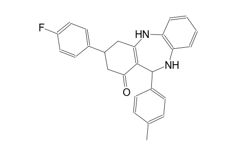 3-(4-fluorophenyl)-11-(4-methylphenyl)-2,3,4,5,10,11-hexahydro-1H-dibenzo[b,e][1,4]diazepin-1-one