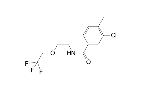 Benzamide, 3-chloro-4-methyl-N-[2-(2,2,2-trifluoroethoxy)ethyl]-