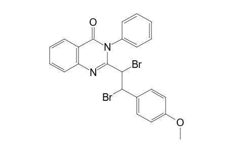 2-(alpha,beta-DIBROMO-p-METHOXYPHENETHYL)-3-PHENYL-4(3H)-QUINAZOLINONE