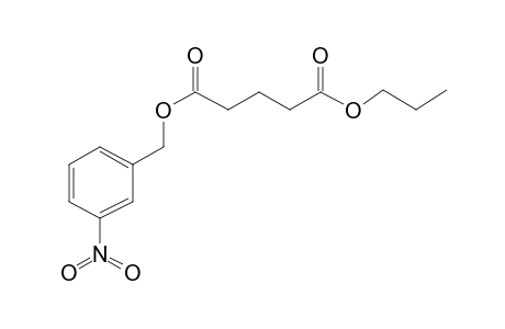 Glutaric acid, 3-nitrobenzyl propyl ester