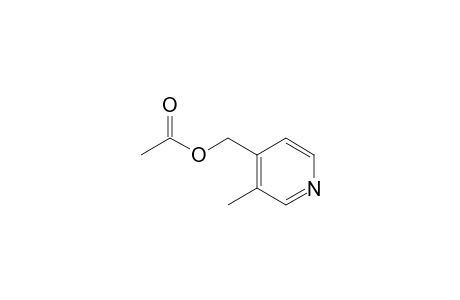 4-Pyridinemethanol, 3-methyl-, acetate (ester)