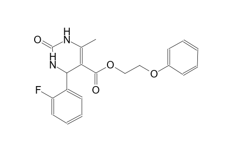 5-pyrimidinecarboxylic acid, 4-(2-fluorophenyl)-1,2,3,4-tetrahydro-6-methyl-2-oxo-, 2-phenoxyethyl ester