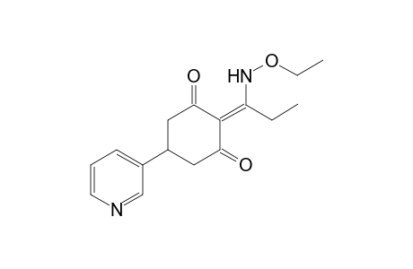 1,3-Cyclohexanedione, 2-[1-(ethoxyamino)propylidene]-5-(3-pyridinyl)-