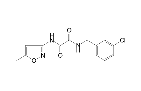 N-(m-chlorobenzyl)-N'-(5-methyl-3-isoxazolyl)oxamide