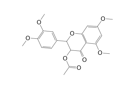 3-Acetoxy-3',4',5,7-tetramethylmethoxy-4-flavanone