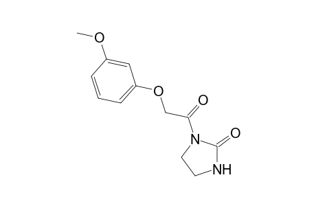 1-[2-(3-methoxyphenoxy)-1-oxoethyl]-2-imidazolidinone