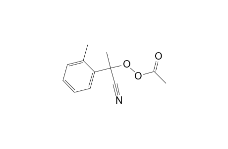 Ethaneperoxoic acid, 1-cyano-1-(2-methylphenyl)ethyl ester