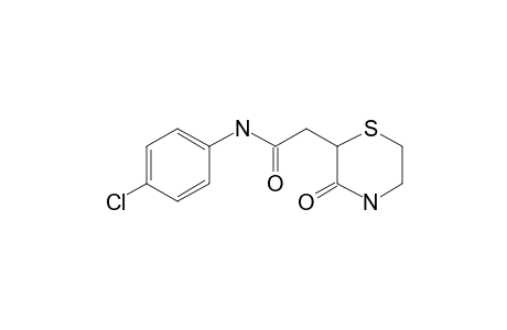 Acetamide, 2-(hexahydro-3-oxo-1,4-thiazin-2-yl)-N-(4-chlorophenyl)-