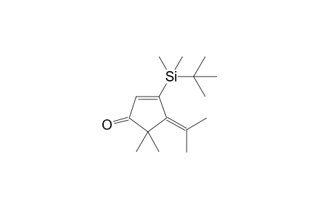 3-(tert-Butyldimethylsilyl)-4-(1-methylethenyliden)-5,5-dimethyl-2-cyclopeneten-1-one