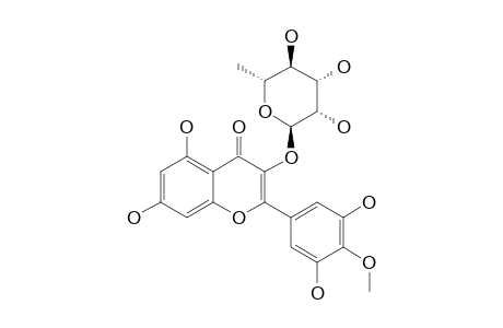 MYRICETIN-4'-METHYLETHER-3-O-ALPHA-L-RHAMNOPYRANOSIDE;MEARNSETIN-3-O-ALPHA-L-RHAMNOPYRANOSIDE