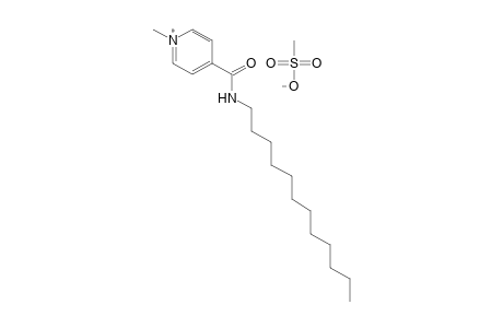 4-(dodecylcarbamoyl)-1-methylpyridinium methanesulfonate