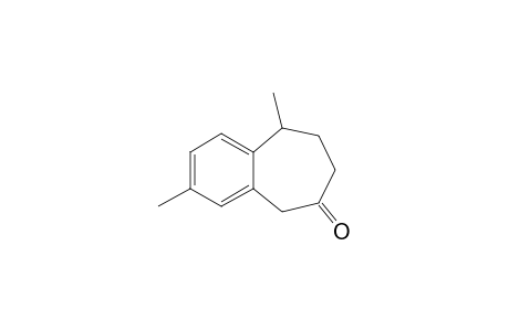 2,5-Dimethylbenzoheptadien-8-one