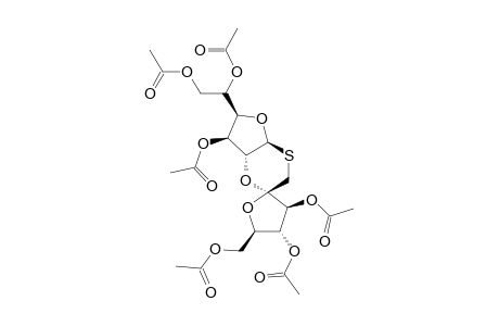 3,4,6-TRI-O-ACETYL-1-S-(3',5',6'-TRI-O-ACETYL-ALPHA-D-GLUCOFURANOSYL)-1-THIO-ALPHA-D-FRUCTOFURANOSIDE-1,1':2,2'-DIANHYDRIDE