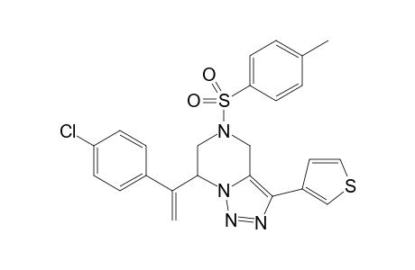 7-(1-(4-Chlorophenyl)vinyl)-3-(thiophen-3-yl)-5-tosyl-4,5,6,7-tetrahydro[1,2,3]triazolo[1,5-a]pyrazine