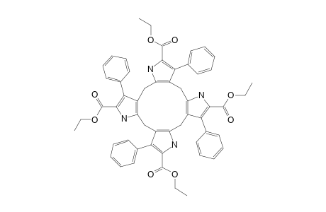 Tetraethyl 3,7,11,15-tetraphenylcyclododeca[1,2-b:4,5-b':7,8-b'':10,11-B''']tetrapyrrole-2,6,10,14-tetracarboxylate