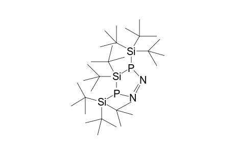 4,4-Di-tert-butyl-3,5-bis-tri-tert-butylsilanyl-4,5-dihydro-3H-[1,2,3,5,4]diazadiphosphasilole